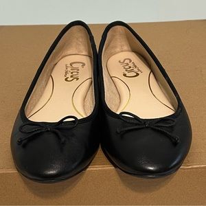 Circus Sam Edelman Black Leather Ballet Flats